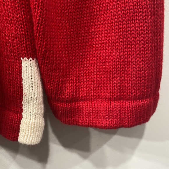 Christmas Red Ugly Christmas Cardigan Sweater Buttoned size XL - Picture 9 of 15